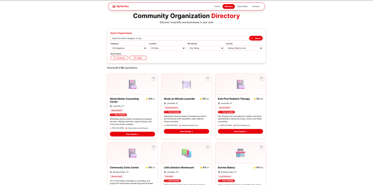 Organization Directory
